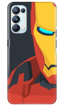 Iron Man Superhero Mobile Back Case for Oppo Reno5 Pro  (Design - 120)