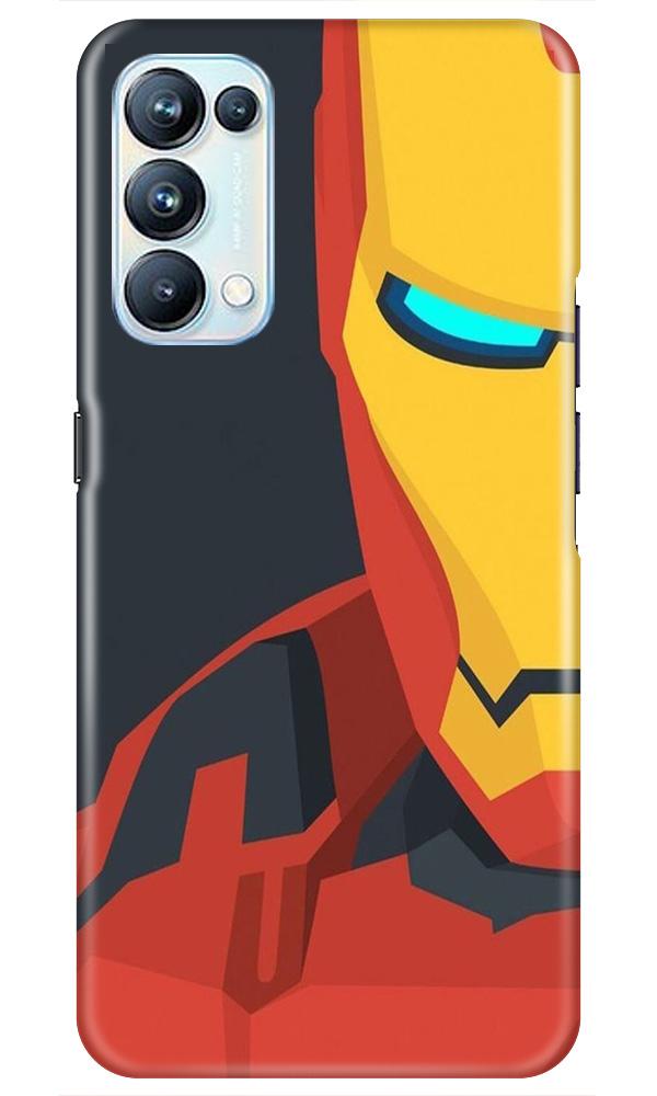 Iron Man Superhero Case for Oppo Reno5 Pro  (Design - 120)