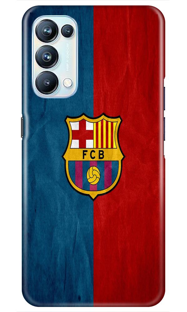 FCB Football Case for Oppo Reno5 Pro  (Design - 123)
