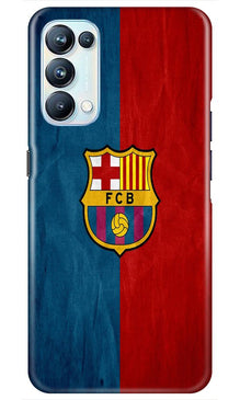 FCB Football Mobile Back Case for Oppo Reno5 Pro  (Design - 123)