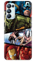 Avengers Superhero Case for Oppo Reno5 Pro  (Design - 124)