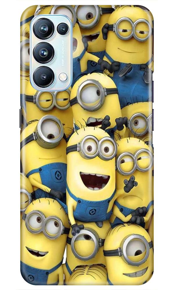 Minions Case for Oppo Reno5 Pro  (Design - 127)