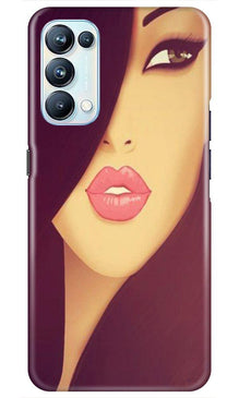 Girlish Mobile Back Case for Oppo Reno5 Pro  (Design - 130)