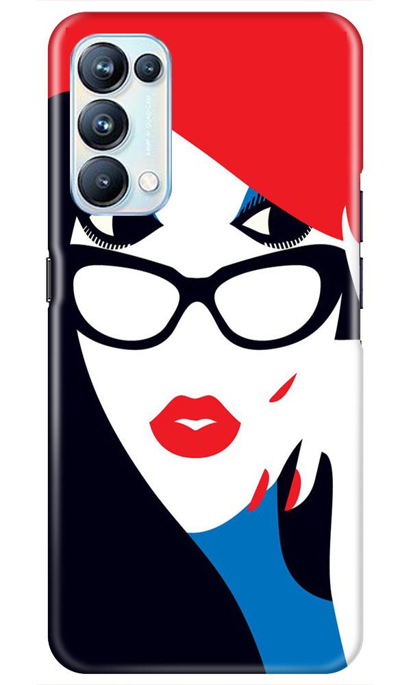 Girlish Case for Oppo Reno5 Pro  (Design - 131)