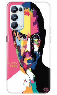 Steve Jobs Mobile Back Case for Oppo Reno5 Pro  (Design - 132)
