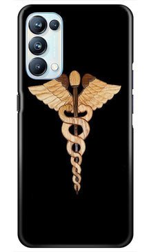 Doctor Logo Mobile Back Case for Oppo Reno5 Pro  (Design - 134)