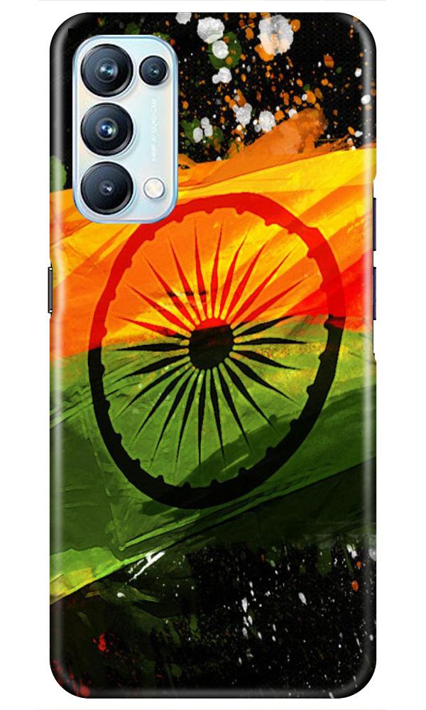 Indian Flag Case for Oppo Reno5 Pro(Design - 137)