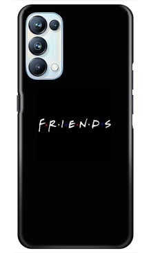 Friends Mobile Back Case for Oppo Reno5 Pro  (Design - 143)