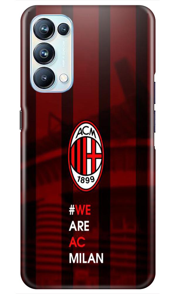 AC Milan Case for Oppo Reno5 Pro  (Design - 155)