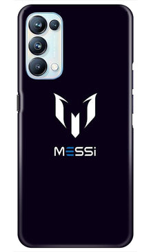 Messi Mobile Back Case for Oppo Reno5 Pro  (Design - 158)