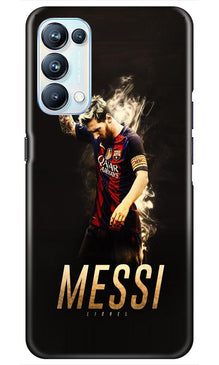 Messi Mobile Back Case for Oppo Reno5 Pro  (Design - 163)