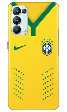 Brazil Mobile Back Case for Oppo Reno5 Pro  (Design - 176)