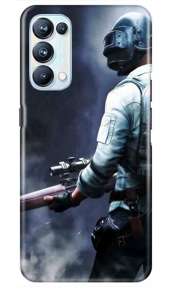 Pubg Case for Oppo Reno5 Pro  (Design - 179)