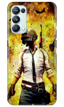 Pubg Mobile Back Case for Oppo Reno5 Pro  (Design - 180)