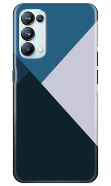 Blue Shades Mobile Back Case for Oppo Reno5 Pro (Design - 188)
