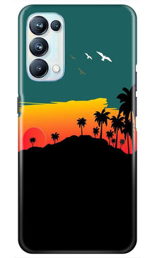 Sky Trees Mobile Back Case for Oppo Reno5 Pro (Design - 191)