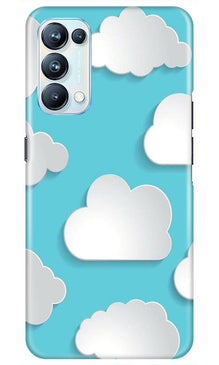 Clouds Mobile Back Case for Oppo Reno5 Pro (Design - 210)