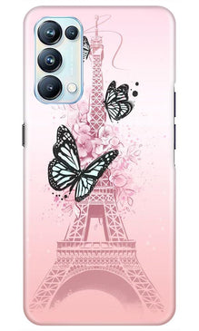 Eiffel Tower Mobile Back Case for Oppo Reno5 Pro (Design - 211)