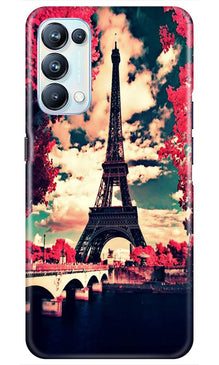 Eiffel Tower Mobile Back Case for Oppo Reno5 Pro (Design - 212)