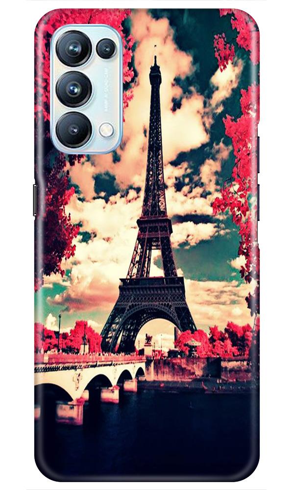 Eiffel Tower Case for Oppo Reno5 Pro (Design No. 212)