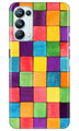 Colorful Square Case for Oppo Reno5 Pro (Design No. 218)