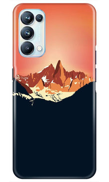 Mountains Mobile Back Case for Oppo Reno5 Pro (Design - 227)