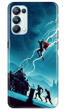 Thor Avengers Mobile Back Case for Oppo Reno5 Pro (Design - 243)