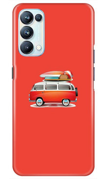 Travel Bus Mobile Back Case for Oppo Reno5 Pro (Design - 258)