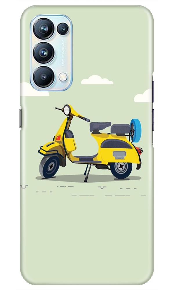 Vintage Scooter Case for Oppo Reno5 Pro (Design No. 260)