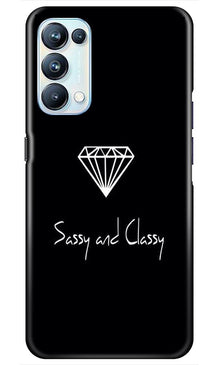 Sassy and Classy Mobile Back Case for Oppo Reno5 Pro (Design - 264)