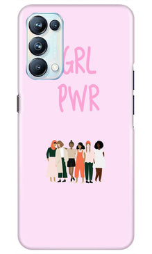 Girl Power Mobile Back Case for Oppo Reno5 Pro (Design - 267)