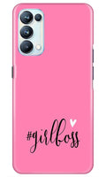 Girl Boss Pink Case for Oppo Reno5 Pro (Design No. 269)