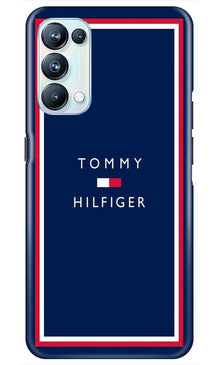 Tommy Hilfiger Mobile Back Case for Oppo Reno5 Pro (Design - 275)