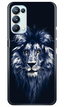 Lion Mobile Back Case for Oppo Reno5 Pro (Design - 281)