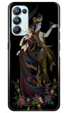 Radha Krishna Mobile Back Case for Oppo Reno5 Pro (Design - 290)