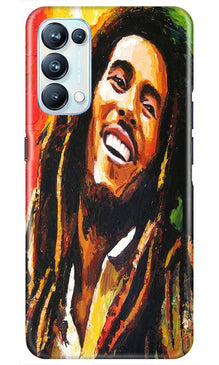 Bob marley Mobile Back Case for Oppo Reno5 Pro (Design - 295)