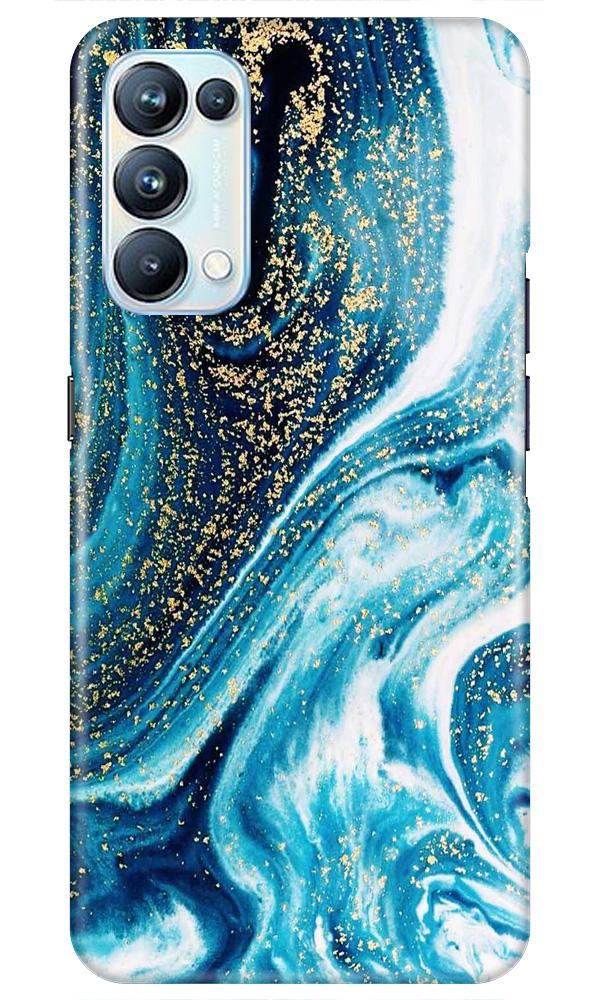 Marble Texture Mobile Back Case for Oppo Reno5 Pro (Design - 308)