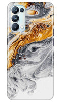 Marble Texture Mobile Back Case for Oppo Reno5 Pro (Design - 310)