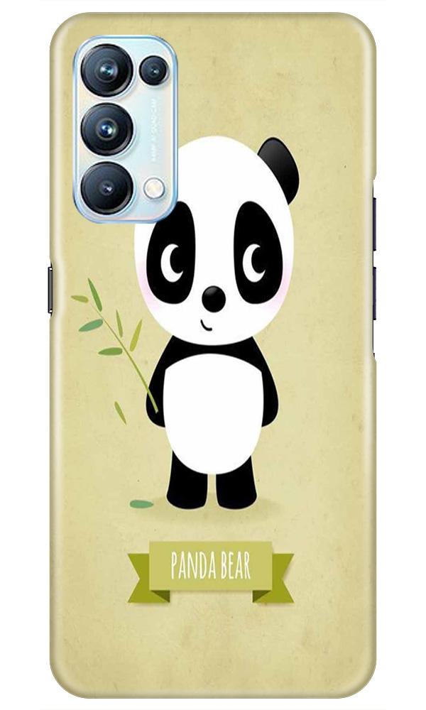 Panda Bear Mobile Back Case for Oppo Reno5 Pro (Design - 317)