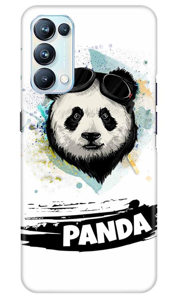 Panda Mobile Back Case for Oppo Reno5 Pro (Design - 319)