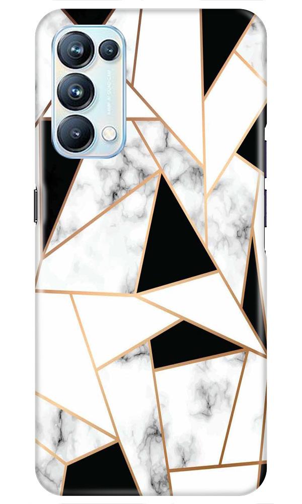 Marble Texture Mobile Back Case for Oppo Reno5 Pro (Design - 322)