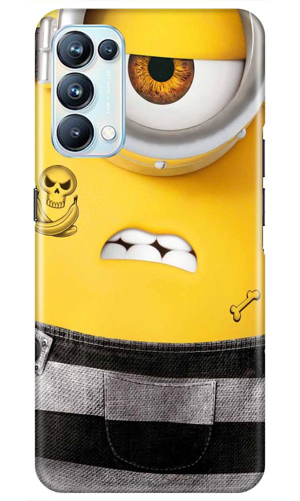 Minion Mobile Back Case for Oppo Reno5 Pro (Design - 324)
