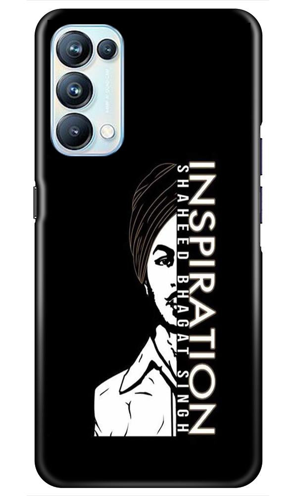 Bhagat Singh Mobile Back Case for Oppo Reno5 Pro (Design - 329)