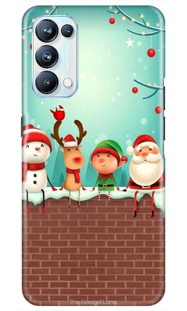 Santa Claus Mobile Back Case for Oppo Reno5 Pro (Design - 334)
