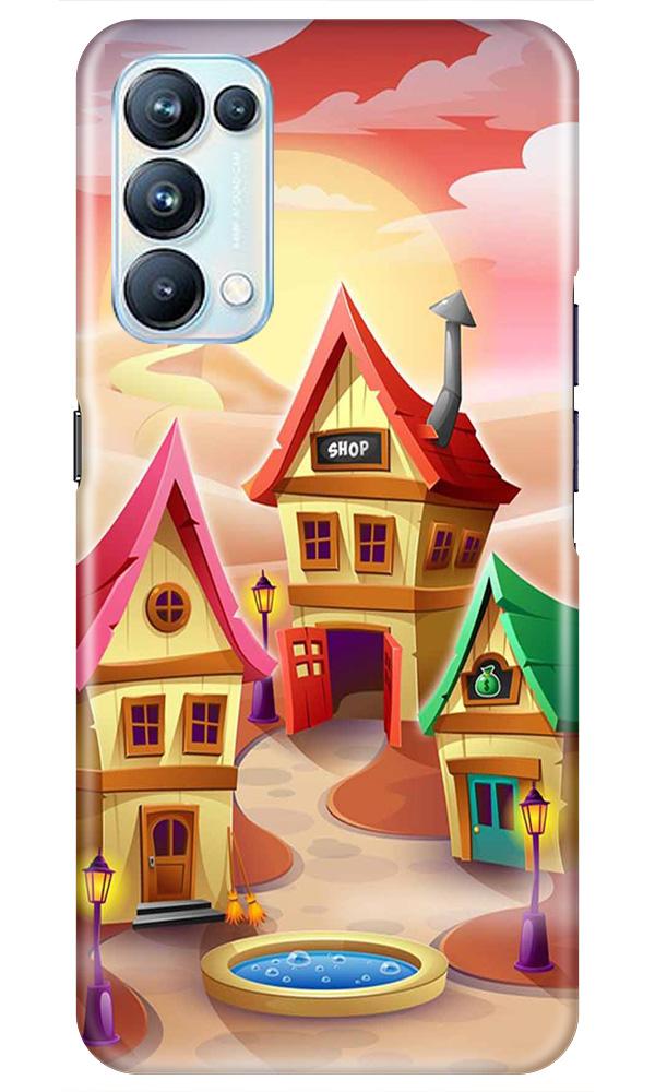 Sweet Home Mobile Back Case for Oppo Reno5 Pro (Design - 338)