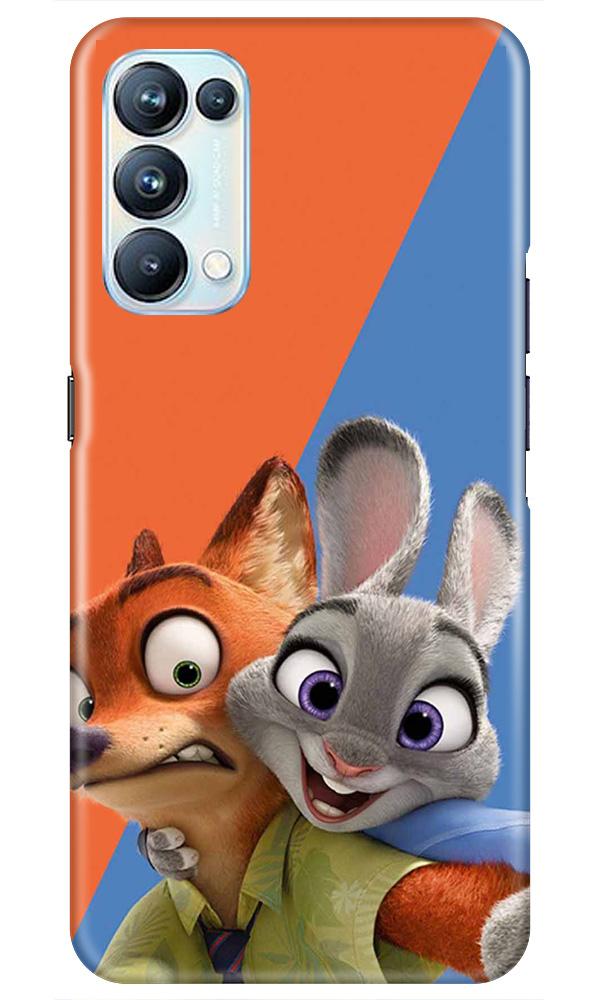 Cartoon Mobile Back Case for Oppo Reno5 Pro (Design - 346)
