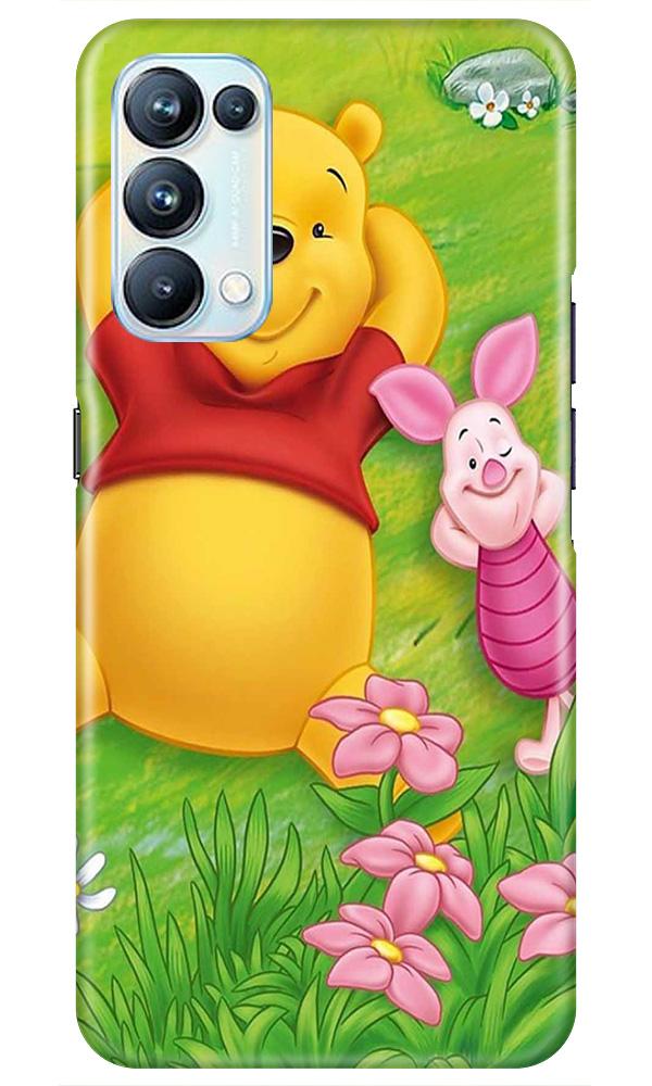 Winnie The Pooh Mobile Back Case for Oppo Reno5 Pro (Design - 348)