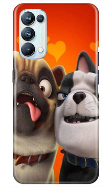 Dog Puppy Mobile Back Case for Oppo Reno5 Pro (Design - 350)