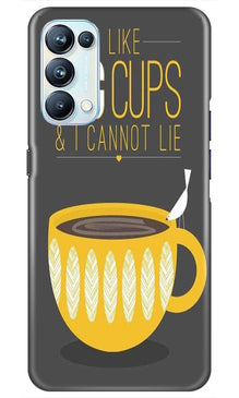 Big Cups Coffee Mobile Back Case for Oppo Reno5 Pro (Design - 352)