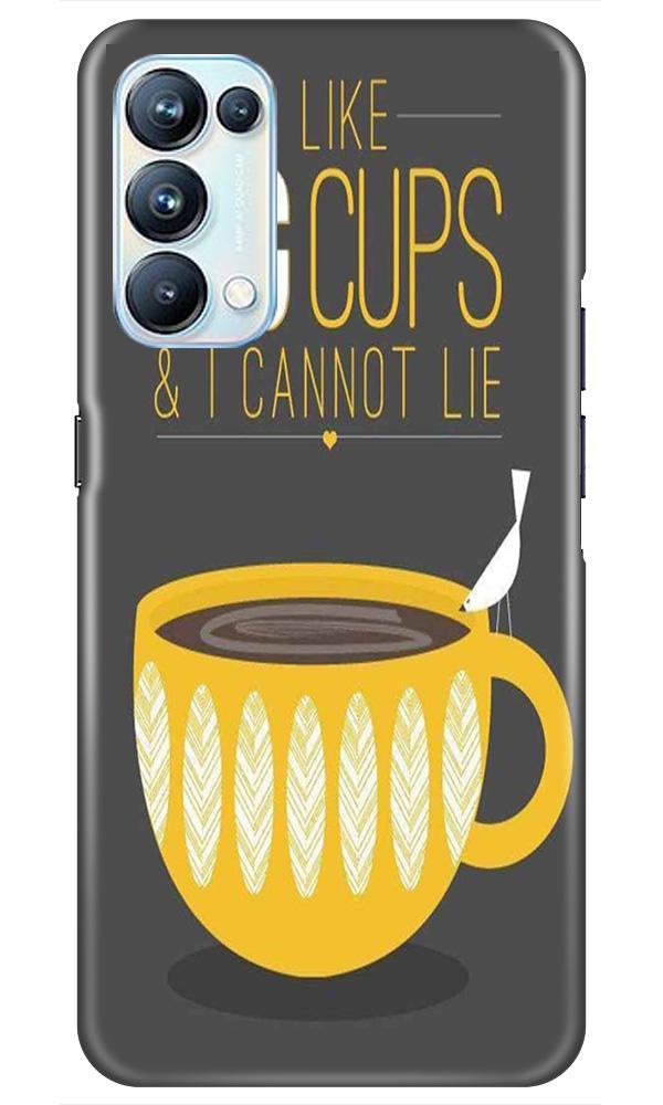 Big Cups Coffee Mobile Back Case for Oppo Reno5 Pro (Design - 352)